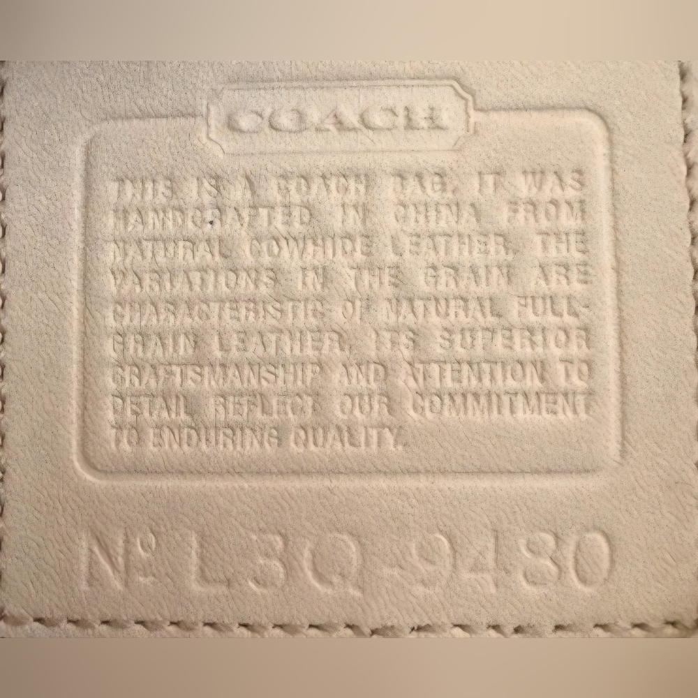 Coach Soho Vintage Cream Leather Shoulder And/or Crossbody Bag - Picture 9 of 9